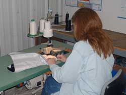 Glove sewing
